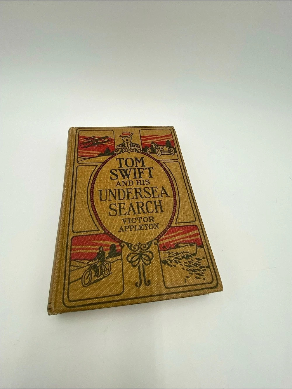 Grosset & Dunlap Tom Swift and His Undersea Search Hardcover Brown & Red